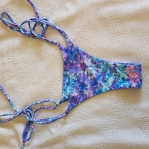 Thong Tie Side Bikini Bottom - Water Baby Size Small